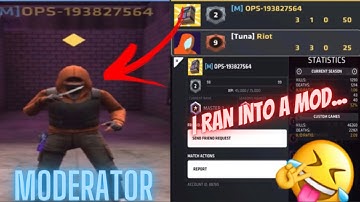 Critical Ops But I Run Into A Moderator...