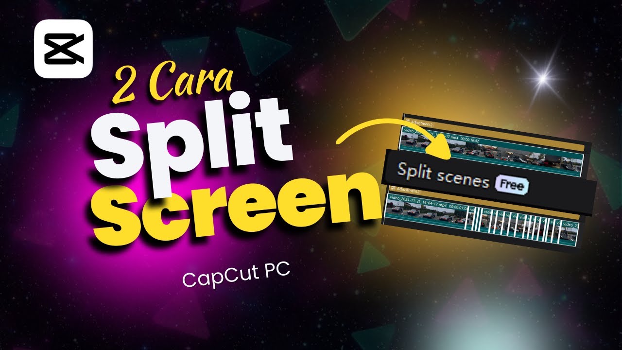2 Cara split screen video di capcut pc | zxtris tutorial - YouTube