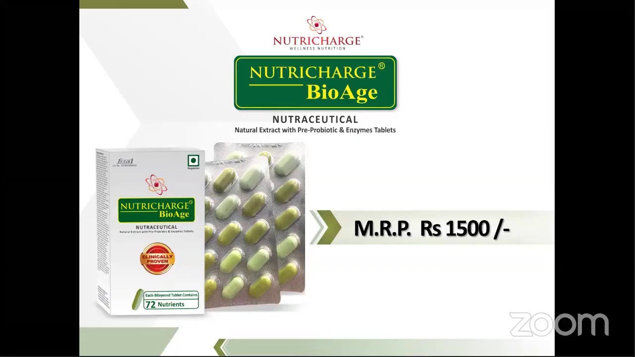 NUTRICHARGE BIOAGE | TRAINING BY MP SURESH NUTRICHARGE TRAINER - YouTube