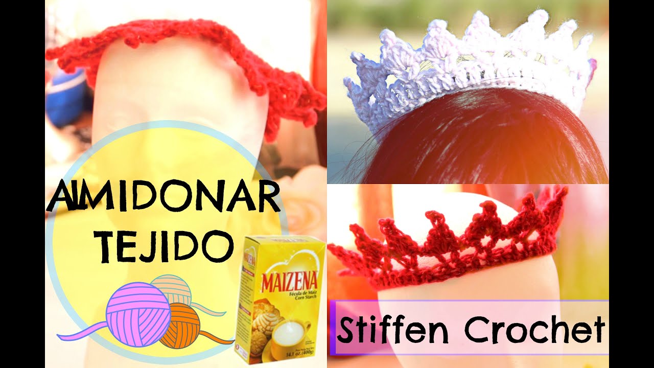 Como ALMIDONAR o ENDURECER El Tejido | Tejiendo Con Erica