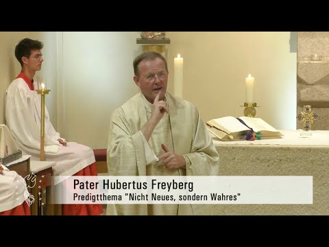 Nicht Neues, sondern Wahres – Predigt von P. Hubertus im EWTN-Gottesdienst vom 22.07.22