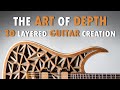 The art of depth building a striking 3d layered guitar creation superstrat guitar build