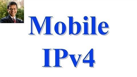 CSE 574S-10-I: Mobile IPv4