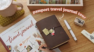 Completed Travel Journal Tour  Traveler's Notebook Passport | Abbey Sy