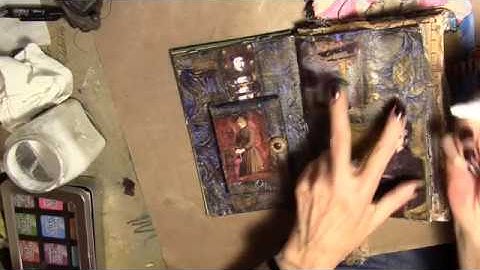 altered book #27 hidden box part 2