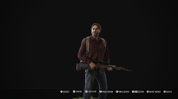 The Last of Us Part II Remastered model viewer how to unlock Tommy lookout