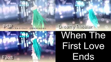 When The First Love Ends Project Diva F2nd [DLC] PV Comparison