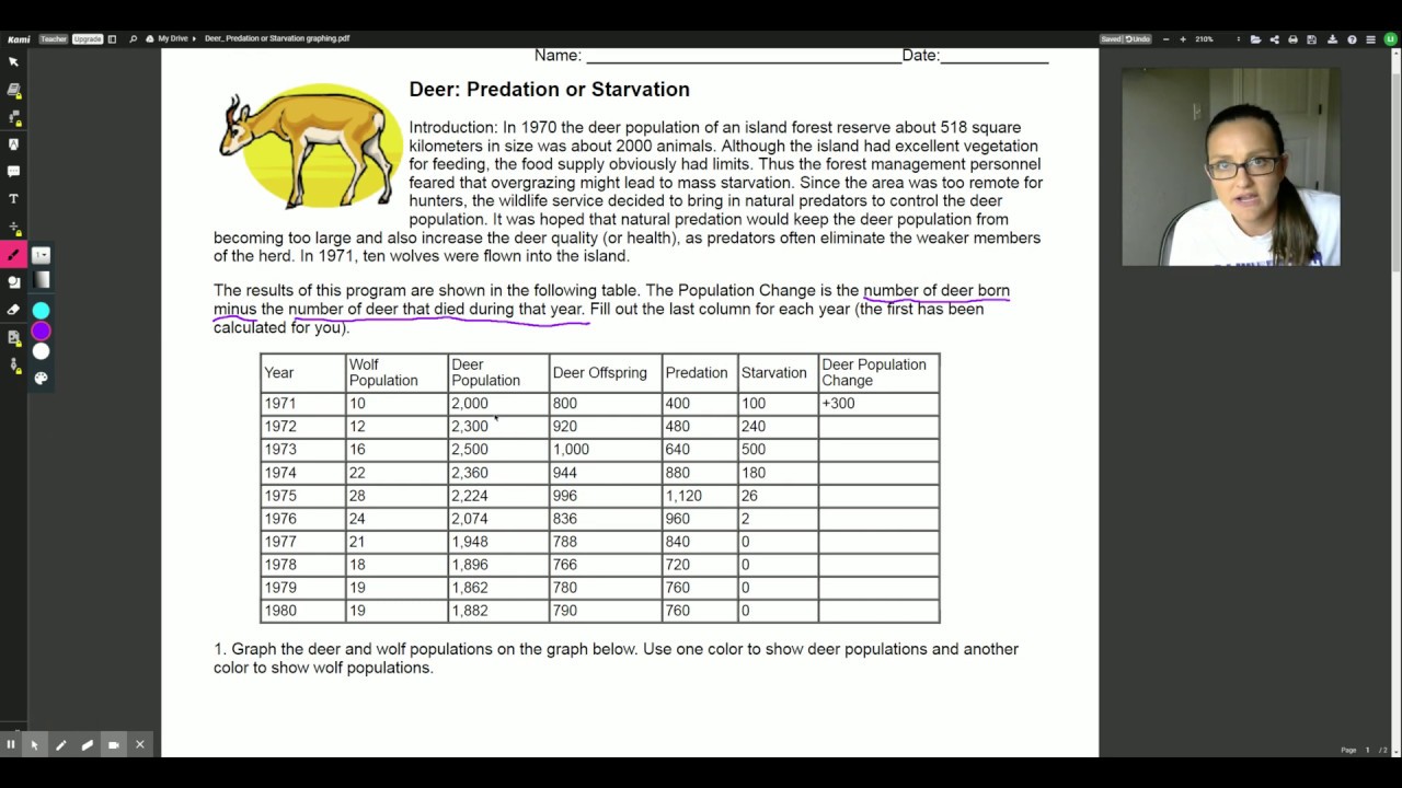 deer-predation-or-starvation-graphing-pdf-youtube