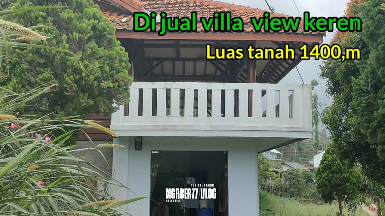 Di jual!!Villa view pegunungan luas tanah 1400m MDPL 1350. di tawarkan 2M nego
