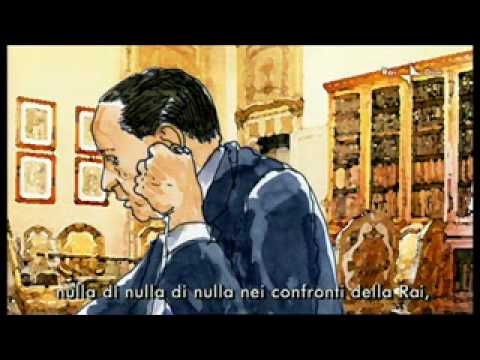 Berlusconi e le "sue" intercettazioni- Annozero- 1...