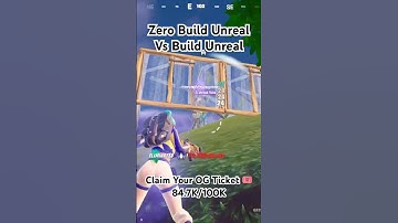 Unreal Builder VS Unreal Zero Builder #fortnite #ranked #unreal #aimbot #aim #zerobuild #build
