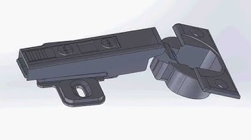 Blum 71B3550 / Hafele 342.42.600 CAD model (Low Quality Render)