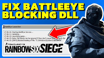 How To Fix BattlEye Launcher Blocking dll On Rainbow Six Siege