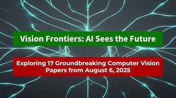 AI Frontiers: Computer Vision Breakthroughs from August 6, 2025