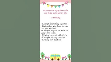 Dấu hiệu báo động trẻ 12-18 tháng tuổi cần can thiệp ngôn ngữ trị liệu #autism #shortvideo #shorts