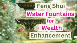 Feng Shui Water Fountains & How to Place Them for Wealth Enhancement