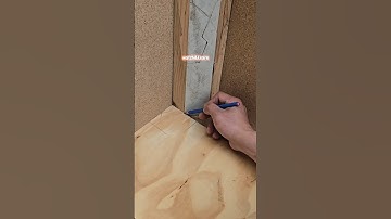 Quick and Easy way to get the perfect layout | woodworking idea #shorts #shortvideo #diy #tips #how