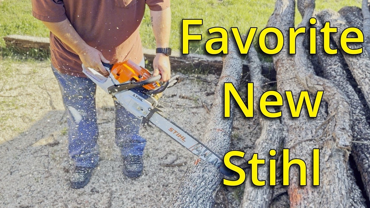 New Stihl 1st Run: Breaking In the New Chainsaw - YouTube