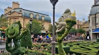 France Pavllion Epcot World Showcase, Remys Ratatouille Adventure, Sleeping Beauty, Beauty & Beast
