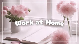 A Morning Study Room With Fresh Flowers ( + Music ) |Work With Me | Study With Me // Gumi Mode