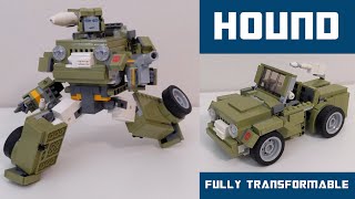 Lego Transformers Hound - Fully Transformable!