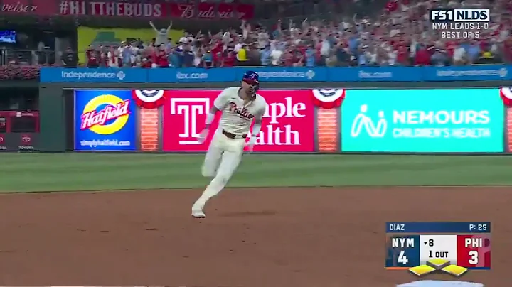 Stott's Go-Ahead RBI! Phillies Lead Mets 5-4! #MLBPlayoffs #NLDS #Phillies #Mets #Stott