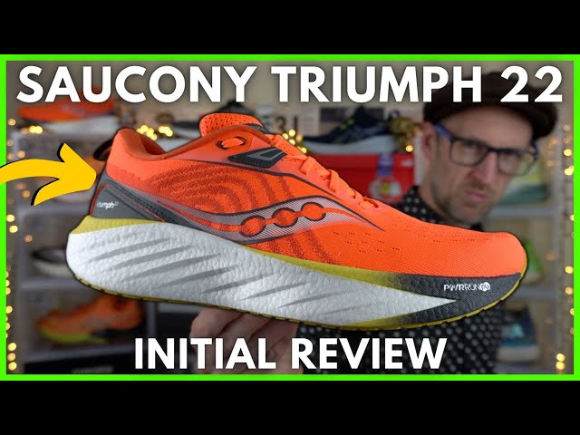 SAUCONY TRIUMPH 22 INITIAL REVIEW - BEST MAX CUSHIONED