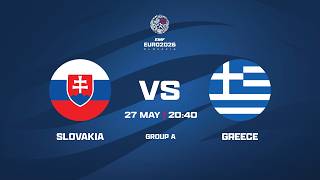 Slovakia 31 Greece  Group A  Emf Euro 2026  Day 1