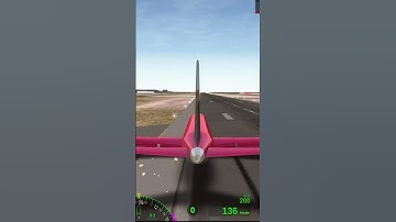 Crash Landing on Runway (Short Video) #aviation #airlinecommander #automobile