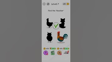 find the rooster / braindom gameplay walkthrough / braindom level 7