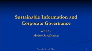 SI&CG 2016 Module Specification