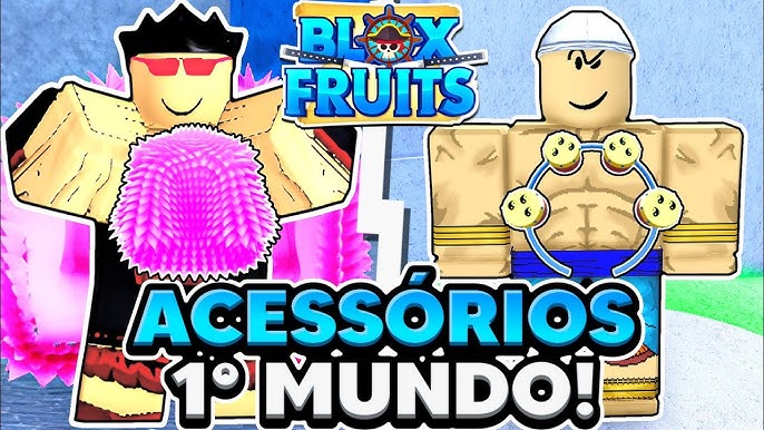 todos os acessórios do blox fruits e chance de drop #bloxfruits #roblo