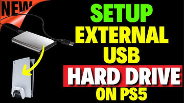 How To Setup External USB Hard Drive On PS5