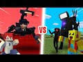 マインクラフトでカメラマン＆スピーカーマン軍団とスキビディトイレ軍団を戦わせたらヤバすぎた！【まいくら・マインクラフト】【skibidi toilet】