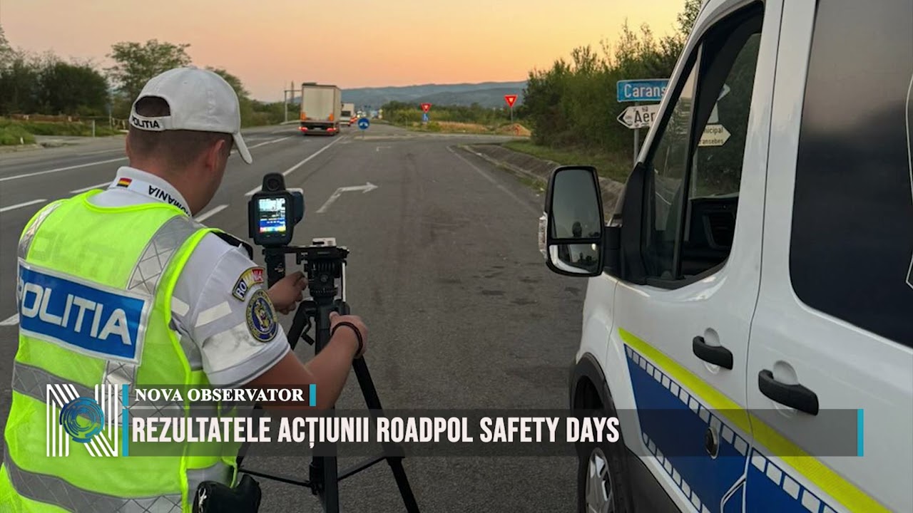 Rezultatele acțiunii Roadpol Safety Days