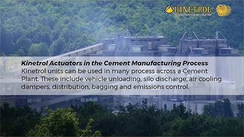 Kinetrol Pneumatic Actuators: Superior Performance in the Cement Industry
