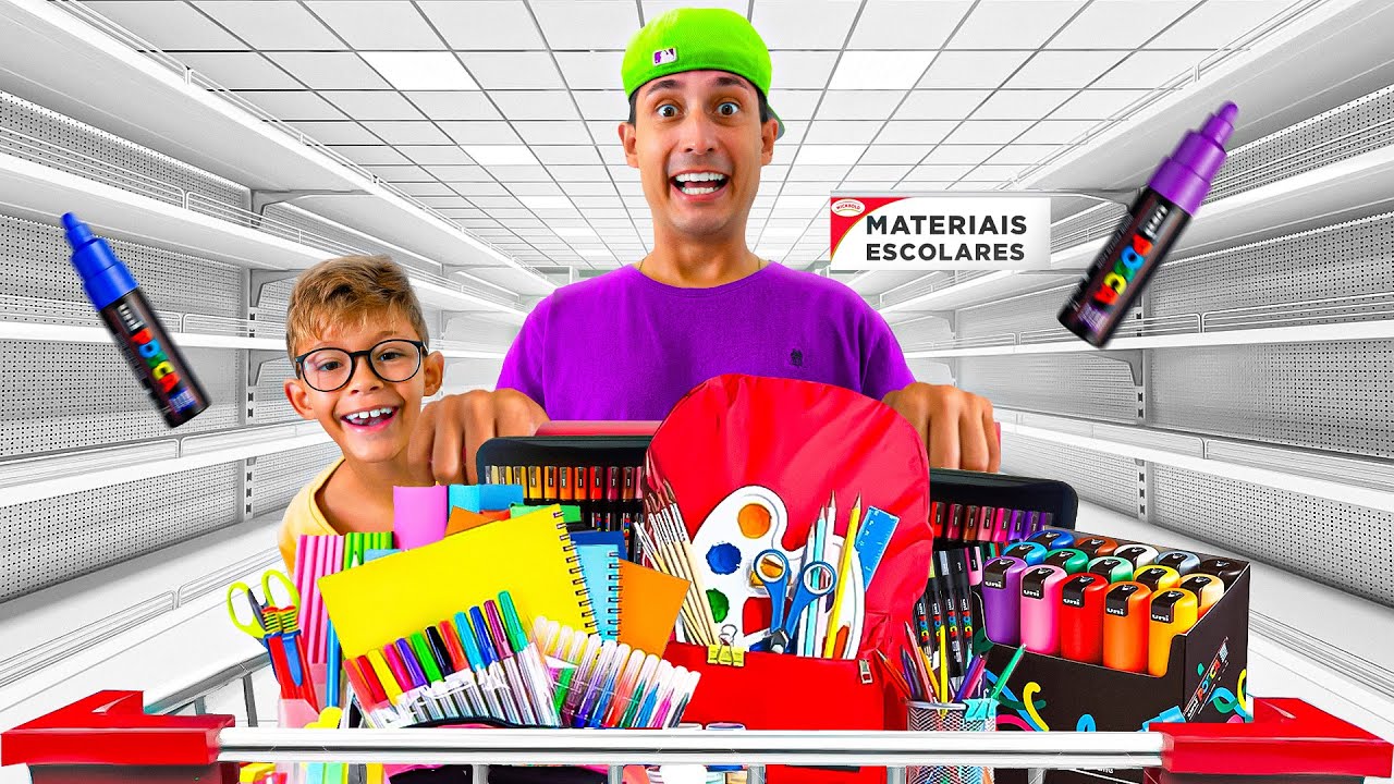 Chega de Ferias, Comprei Muito Material Escolar Pra Ele Estudar em 2024
