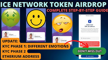 ICE NETWORK UPDATE 2 KYC PHASE 1 ENDING & PHASE 2 COMING! WATCH IT FIRST BEFORE INPUT ETH ADDRESS!