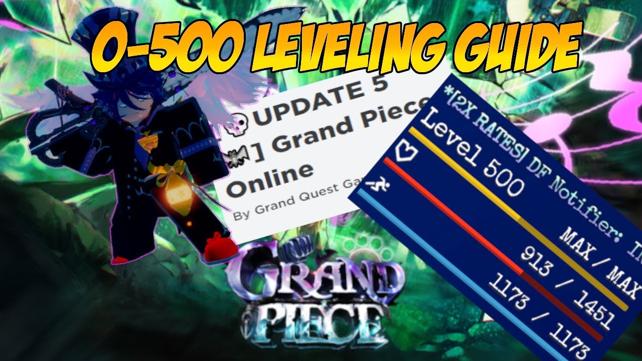 HOW TO LEVEL UP FAST  Grand Piece Online Complete Beginners Guide