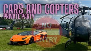 Private Event  Luxury Cars and Copters Garden Party