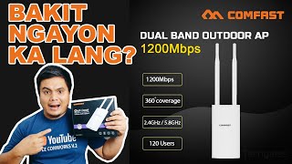 COMFAST EW72 BEST REVIEWS FOR PISOWIFI ACCESS POINT | DUAL BAND | HAY LE COMWORKS V.2