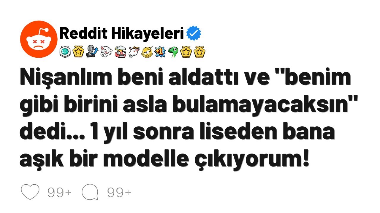 Nişanlım beni aldattı ve benim gibi birini asla bulamayacaksın dedi... 1 yıl sonra liseden aşık...