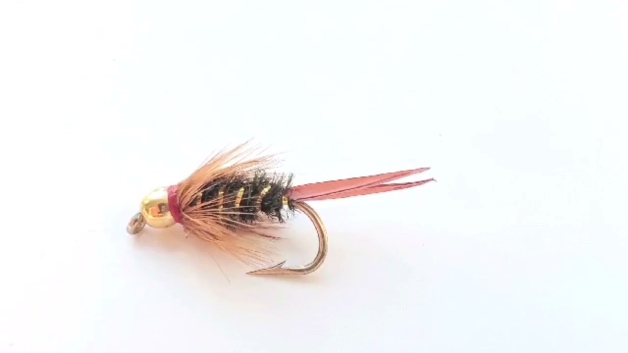 Prince Nymph Trout Fishing Fly Bead Head Handmade FISHIN ADDICT