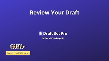 How to do Legal Drafting with AI - Review Your Draft in Draft Bot Pro