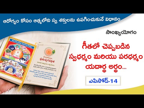 భగవద్గీత // Ep14 // స్వధర్మం మరియు పరధర్మం యదార్థ అర్థం