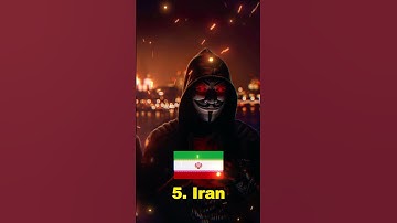 Top 10 Countries With Most Powerful Hacker In The World. #shorts #viral