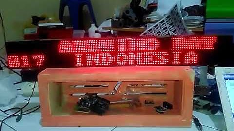 Dual speed scrolling text p4.75