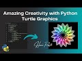 draw flower using python graphics