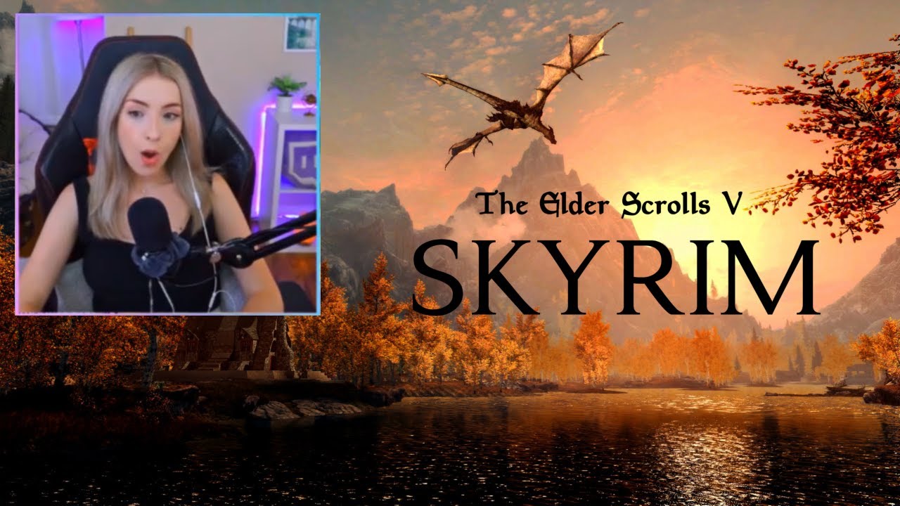 FIRST TIME PLAYING SKYRIM REACTION - Part 1 - YouTube