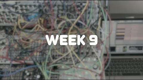 WEEK 9 / Wonky Beat (Colin Benders Challenge Submission)